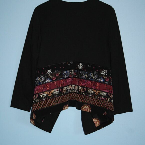 Coldwater Creek Multi Fabric Blazer Petite Medium Modest - Picture 12 of 16